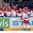 MINSK, BELARUS - MAY 15: Denmark's Nicklas Jensen #17 high fives the bench after scoring Team Denmark's first goal of the game during preliminary round action at the 2014 IIHF Ice Hockey World Championship. (Photo by Richard Wolowicz/HHOF-IIHF Images)

